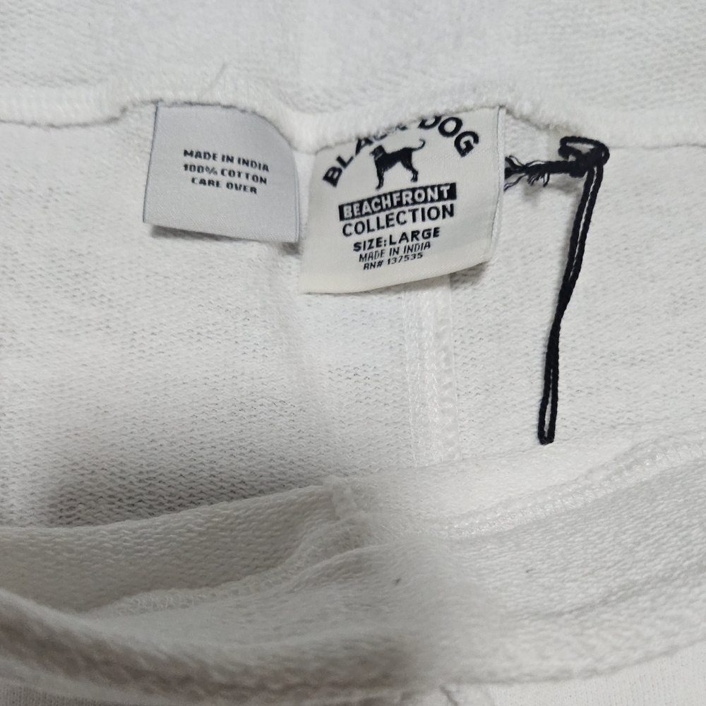 The Black Dog White Terry Skirt. Size L - Picture 2 of 5